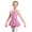 Pink, variant on Kids Girls Jazz Modern Tap Dancewear Sleeveless Sequined Bowknot Ballet Dance Leotard Dress White 6