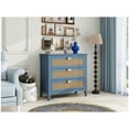 thumbnail image 4 of 3 Drawer Cabinet,Natural rattan,American Furniture,Suitable for bedroom, living room, study, 4 of 9