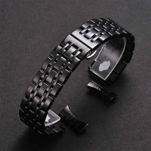VONKY Bracelet en Métal en Acier Inoxydable Doré pour Montres Intelligentes à Grand Compatibilité Bracelet Interchangeable Doré 24 mm