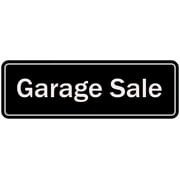 Garage Sale Sign For House (With Strong Adhesive Tape), 3" X 9" Premium Durable For Home & Office,Acrylic Signs For Front Door/Wall/Window, Clear And Easy To Read