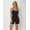 Black, variant on Seamless Mid Thigh Bodysuit Bronzed Chestnut M Women's