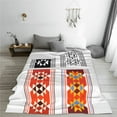 thumbnail image 2 of Vintage European Tradition Pattern Throw Blanket, Super Soft Anti-Pilling Flannel Bed Blankets, 40"x30", 2 of 8