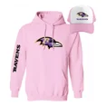 thumbnail image 1 of Kit Sudadera + Gorra Modelo Baltimore Ravens Estampado Vinil, 1 of 4