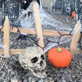 thumbnail image 3 of Traje de tres piezas con forma de calavera para fiesta de Halloween, esqueleto enterrado vivo de terror de Halloween, decoraciones para jardín, patio y césped, 3 of 5