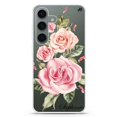 thumbnail image 2 of Pink Watercolor Floral Samsung Galaxy Ultra Clear Case,iPhone 16 Pro Max, 2 of 5