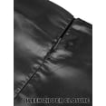 thumbnail image 6 of Deago Women's Satin Silky Mini Skirts High Waisted Flared Short A-Line Zipper Party Club Skirt (Black, S), 6 of 7