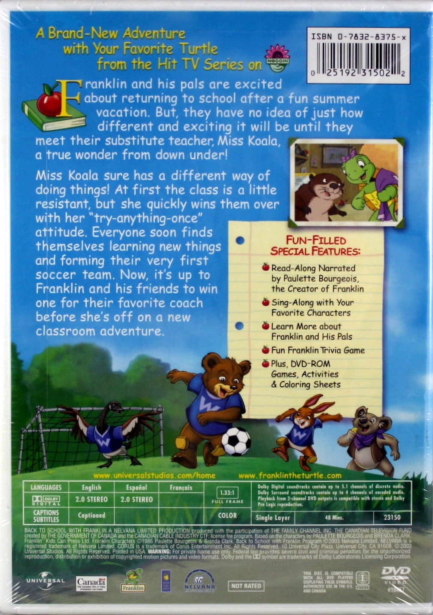 Franklin - Franklin: Back to School with Franklin [DVD] - Walmart.com