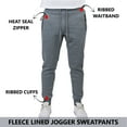 thumbnail image 5 of Galaxy by Harvic 3-Pack Mens Slim Fit Fleece Jogger Sweatpants (S-2XL), 5 of 6