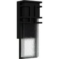 thumbnail image 3 of Quoizel Daymon Integrated LED Earth Black Outdoor Wall Lantern, 3 of 7
