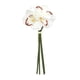 thumbnail image 3 of Cymbidium artificial hidratante, decoración realista, arreglo floral, flor falsa Blanco, 3 of 9