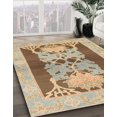 thumbnail image 2 of Ahgly Company Indoor Rectangle Abstract Light Brown Abstract Area Rugs, 2' x 5', 2 of 6