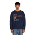 thumbnail image 4 of Pilot Sweatshirt Gifts Crew Neck Shirt Long Sleeve Unisex, 4 of 5