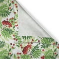 thumbnail image 5 of Ambesonne Rowan Grommet Curtain, Green Leaves Wild Fruits, 50" x 108", Apple Green Fern Green, 5 of 6