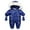 Blue, variant on XEGLSBU Baby Snowsuit 12-18 Months with Feet Baby Girl Boy Winter Snowsuit Toddler Jacket Clothes Zipper Jumpsuit Hooded Snowsuits Coat Outwear Toddler Snowsuit 3T Girl White Size 12-18 Months