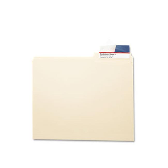 Seal & View File Folder Label Protector Clear Laminate 31/2x111/16 100/Pack