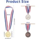 thumbnail image 2 of 12 paquetes de medallas deportivas para ganadores, medallas deportivas, medallas de oro, plata y bronce, medallas deportivas de fútbol con cinta de Nick, 2 of 5