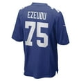thumbnail image 3 of Men's Nike Joshua Ezeudu Royal New York Giants Game Player Jersey, 3 of 3