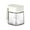 White-875, variant on Clear Glass Condiment Jar, 300ml Spice Canister, Borosilicate Material, Stainless Steel Spoon, Modern Kitchen Design, for Pantry Storage, Serving Container, Food Grade Glass, Easy Cleanup, JACSZPA