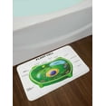 thumbnail image 2 of Educational Bath Mat, Plant Cell Biology Research Botany Anatomy Structure Organic Life Nature, Non-Slip Plush Mat Bathroom Kitchen Laundry Room Decor, 29.5 X 17.5 Inches, Green Pale Blue, Ambesonne, 2 of 2