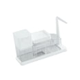 thumbnail image 3 of Dispensador de jabón para platos Dispensador de bomba de jabón Organizador de soporte de esponja de gran capacidad Cocina Sola mano para fregadero de, 3 of 9