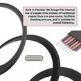 thumbnail image 3 of FVH 2cm Dual Angled Ultra Slim Flat USB-C Type C to USB-C Power USB2.0 Data Cable 65W Fast Charge for Laptop Tablet Phone, 3 of 9