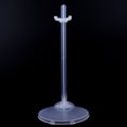 thumbnail image 3 of White Plastic Doll Stand Rack with Adjustable Waist Support for Firm Display and Smooth Surface Stability 12 Pcs, 3 of 8