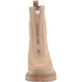 thumbnail image 2 of Sam Edelman Leone Sesame Chunky Block Heel Closed Toe Zipper Combat Ankle Boots (Sesame, 11), 2 of 8