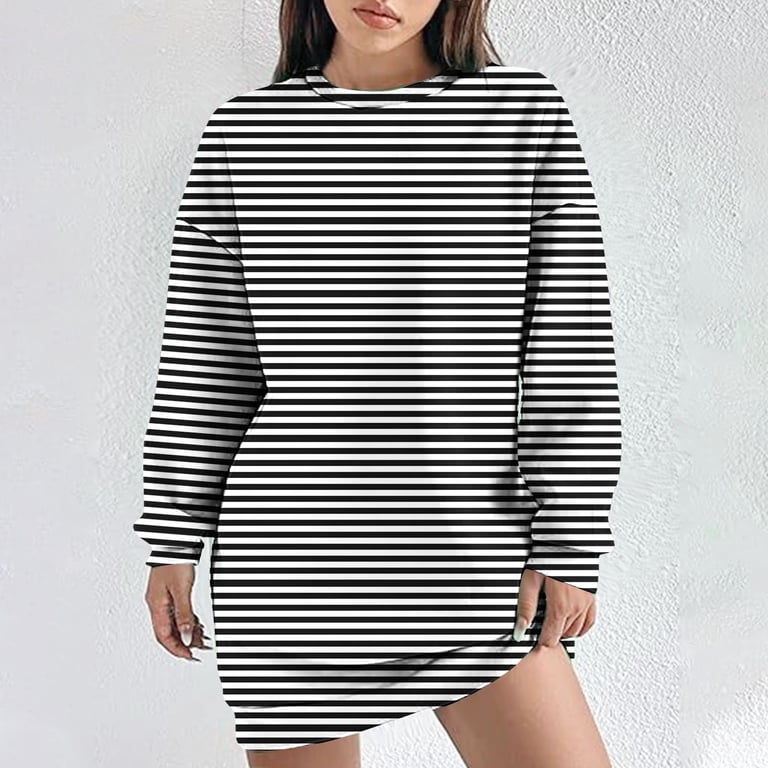 sweatshirt dress fashion Women's Sweatshirt Dress | Organic Cotton main image 1