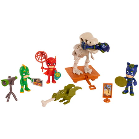 PJ Masks Dino Trouble Deluxe 14-Piece Figure Set