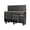 60in 10drawer, variant on Heavy Duty 60 Inch Rolling Tool Chest - 10 Drawers, 1 Door, Pegboard, Lock, Charging Station - Mobile Garage Workbench with Rubberwood Top, 1750 lbs Capacity - Black,10 Drawers 1 Door with Back Panel