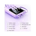 thumbnail image 3 of Small Portable Charger Power Bank PD20w Fast Charging Comes With Flashlight, Battery Pack 10000mAh, Fast Charging Portable Phone Charger For IPhone/Android(Purple), 3 of 8