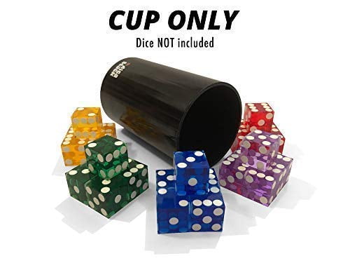 Pro' Straight Cups with 4 Razor Edges 19mm Casino Dice Dice Stacking Cup Set 