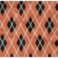 thumbnail image 4 of oneOone Cotton Poplin Twill Dark Peach Fabric Argyle Check Fabric For Sewing Printed Craft Fabric By The Yard 56 Inches Wide, 4 of 4