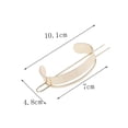thumbnail image 3 of Cage à Chignon Ronde pour Femmes, Porte-Chignon Minimaliste, Coiffure, Or, 3 of 8