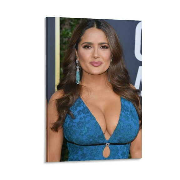 Salma Hayek Hot Girl Sexy Poster (31) Gifts Canvas Painting Poster Wall Art Decorative Picture Prints Modern Decor 16x24inch(40x60cm)