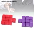thumbnail image 4 of Cubo De Dados En , Dados En Rojo Y Morado, 20 Piezas, Portátil Con Bolsa De Almacenamiento Para Juegos De Mesa, 4 of 7
