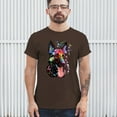 thumbnail image 3 of Tee Hunt Dean Russo German Shepherd T-Shirt Colorful Dog Best Friend Men's Tee, Brown, Large, 3 of 5