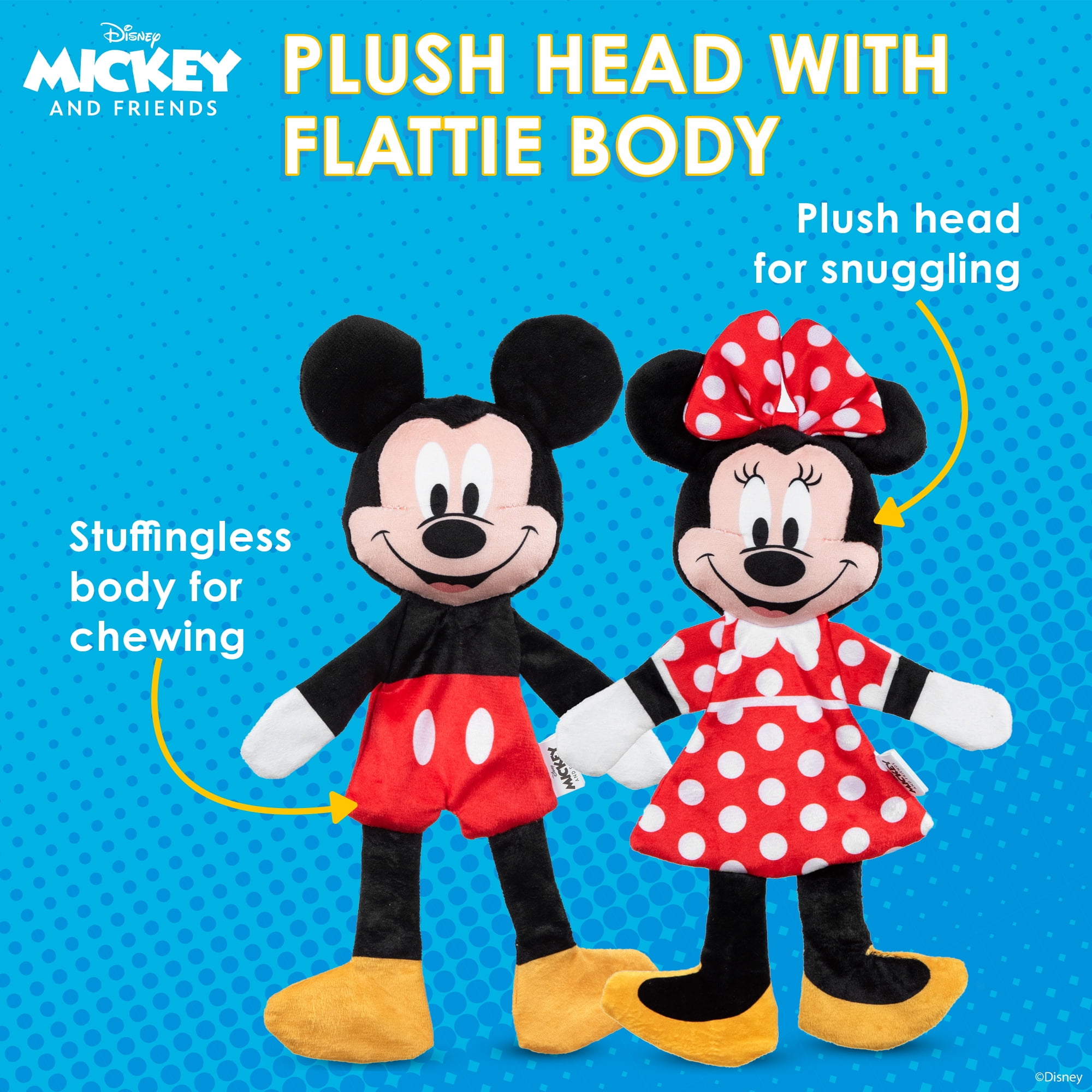 Disney Mickey & Friends Mickey Mouse and Minnie Mouse Plush
