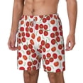 thumbnail image 2 of Uemuo Tomato Pattern Mens Swim Trunks Quick Dry Board Shorts with Mesh Lining, Stretch Beach Shorts Quick Dry No-Chafing Board Shorts-XX-Large, 2 of 9