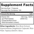 thumbnail image 5 of NATURELO Vitamin D - 5000 IU - Plant Based from Lichen - Natural D3 Supplement for Immune System, Bone Support, Joint Health - High Potency - Vegan - Non-GMO - Gluten Free - 180 Capsules, 5 of 9