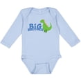 thumbnail image 3 of Inktastic Big Brother Green Dinosaur Boys Long Sleeve Baby Bodysuit, 3 of 5