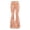 A-Orange20, variant on XIAONU Women's Floral Pant Slim Flared Leg High Waisted Ankle Stretchy Pant Stretchy Retro Party Pants