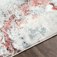 thumbnail image 4 of Surya Jolie JLO-2321 108 x 144" Rectangle Fabric Rug in Slate/Gray/Burgundy, 4 of 7