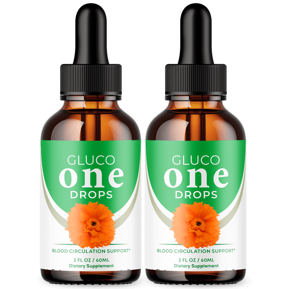 Gluco One Advanced Formula Drops Natural Support Supplement GlucoOne 60 Servings