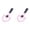 Pink(2Pcs), variant on PLJFXXM 1 Pcs Evil Heart Shaped Car Handle Straps, Car Hanging Accessories Bumper Warning Ring Drift Charm for Auto Bus Decor Interior Exterior Decoration, Black (Black Strap)