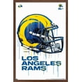 thumbnail image 1 of NFL Los Angeles Rams - Drip Helmet 20 Wall Poster, 14.725" x 22.375" Framed, 1 of 4