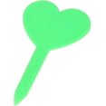 thumbnail image 5 of 100pcs Colors Durable Water Resistant Plant Label Pvc Material Heart Shaped Gardening Label(green), 5 of 5