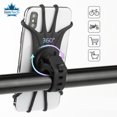 thumbnail image 2 of IllmTech - Bike Phone Mount (1-Pack), Motorcycle Phone Mount, Bike Phone Holder, Adjustable Handlebar Mount. Compatible with 4.7” to 6.3” Smartphones Including Most Models of iPhone, Samsung & Google, 2 of 7