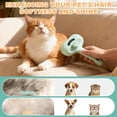 thumbnail image 3 of UYGDUY-Pet Steam Brush for Dogs and Cats, 3 in 1 Steam Grooming Brush for Hair Shedding and Removal, Cleaning Spray Comb with Mist for Long-Haired Pets, Include Flea Comb, Nail Clippers, 2 Pet Toothb, 3 of 4