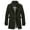 Army Green, variant on Men's Long Sleeve Trench Coats Cotton Topcoat Jackets Spring Fashion Soft Casual Pocket Belted Military Pea Top Coat Black X-Large